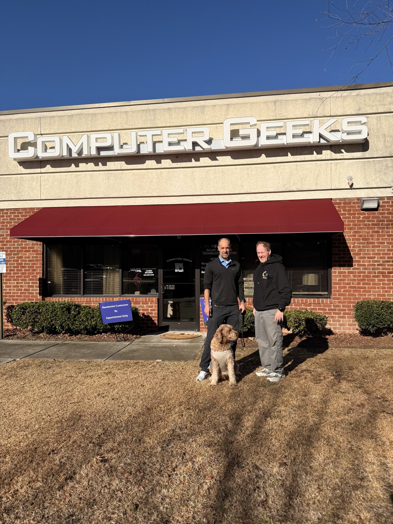 The Computer Geeks shop in Greenville, NC